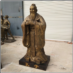 銷(xiāo)售孔子銅像現貨